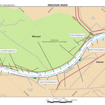 US Army Corps of Engineers Lower Missouri, River Mile 481.5 to 486.8 digital map