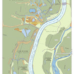US Army Corps of Engineers - New Orleans Chart 23 - Atchafalaya Basin Main Channel River Miles 82.1 to 89.5 digital map