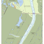 US Army Corps of Engineers - New Orleans Chart 24 - Atchafalaya Basin Main Channel River Miles 89.2 to 95.4 digital map