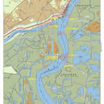 US Army Corps of Engineers - New Orleans Chart 38 - Lower Atchafalaya River Miles 122.2 to 129.5 digital map