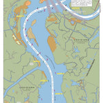 US Army Corps of Engineers - New Orleans Chart 42 - Lower Atchafalaya River Miles 133.0 to 140.4 digital map