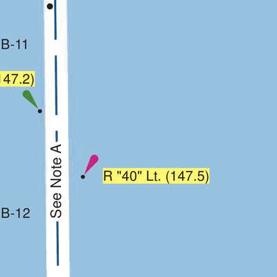 US Army Corps of Engineers - New Orleans Chart 44 - Lower Atchafalaya River Miles 144.6 to 150.2 digital map