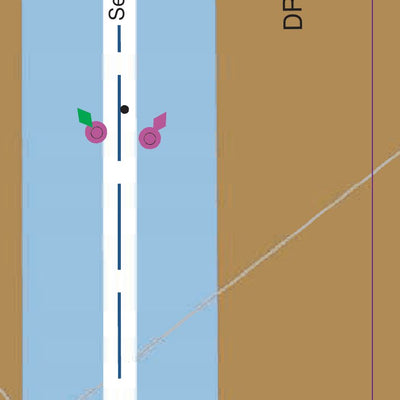 US Army Corps of Engineers - New Orleans Chart 46 - Lower Atchafalaya River Miles 154.4 to 160.0 digital map