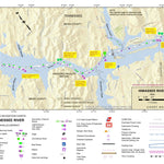 US Army Corps of Engineers Tennessee River Chart 102 - Hiwassee River digital map