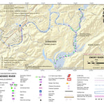 US Army Corps of Engineers Tennessee River Chart 107 - Emory River digital map