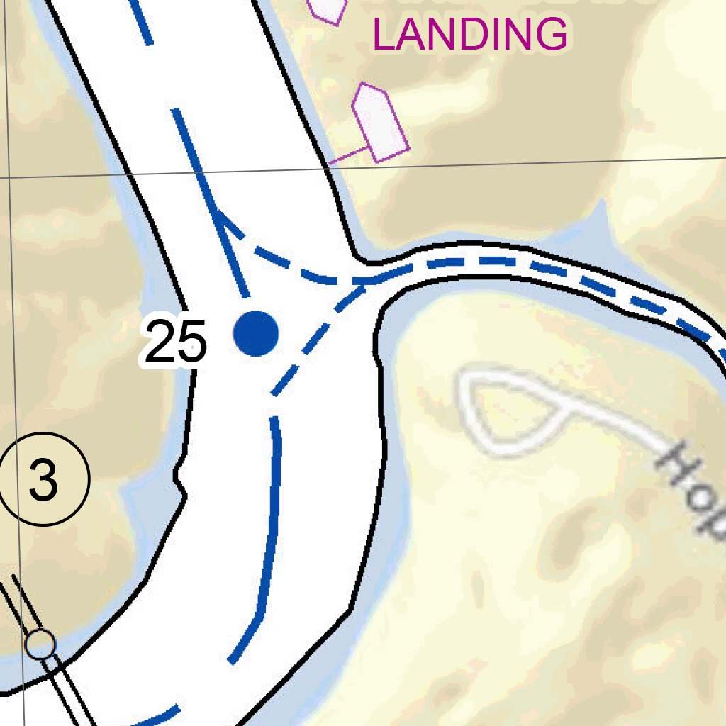 Clinch Rover Navigation Map Tennessee River Chart 109 - Clinch River; Melton Hill Dam Map by US ...