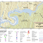 US Army Corps of Engineers Tennessee River Chart 116 - Chilhowee Dam digital map