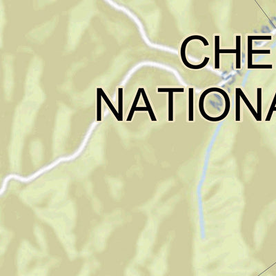 US Army Corps of Engineers Tennessee River Chart 116 - Chilhowee Dam digital map