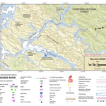 US Army Corps of Engineers Tennessee River Chart 117 - Tellico River; Notchy Creek; Ballplay Creek; Fourmile Creek digital map