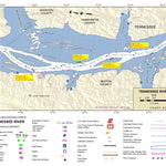 US Army Corps of Engineers Tennessee River Chart 14 - Turkey Creek; Whiteoak Creek; Sulpher Creek digital map