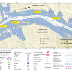 US Army Corps of Engineers Tennessee River Chart 15 - Richland Creek; Bear Creek; Dry Creek; Little Dry Creek digital map