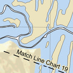 US Army Corps of Engineers Tennessee River Chart 18 - Duck River digital map
