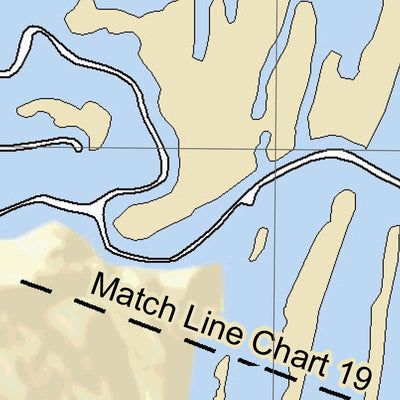 US Army Corps of Engineers Tennessee River Chart 18 - Duck River digital map
