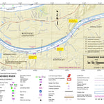 US Army Corps of Engineers Tennessee River Chart 2 - White Oak and Cypress Creeks digital map
