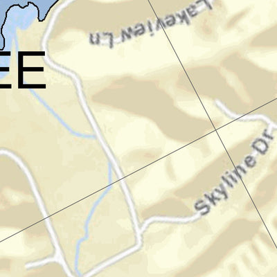US Army Corps of Engineers Tennessee River Chart 20 - Denson Island and Landing digital map
