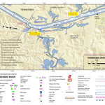 US Army Corps of Engineers Tennessee River Chart 22 - Perryville, TN and Beech River digital map