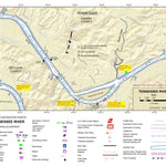 US Army Corps of Engineers Tennessee River Chart 25 - Eagles Nest Island digital map