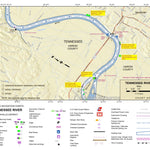 US Army Corps of Engineers Tennessee River Chart 28 - Savannah, TN & Wolf Island digital map