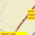 US Army Corps of Engineers Tennessee River Chart 28 - Savannah, TN & Wolf Island digital map
