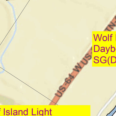 US Army Corps of Engineers Tennessee River Chart 28 - Savannah, TN & Wolf Island digital map