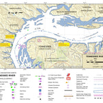 US Army Corps of Engineers Tennessee River Chart 31 - Tennessee & Alabama State Line digital map
