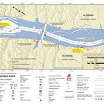 US Army Corps of Engineers Tennessee River Chart 35 - Krogers Light digital map