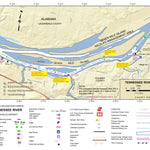 US Army Corps of Engineers Tennessee River Chart 37 - Seven Mile Island digital map