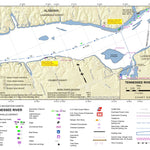 US Army Corps of Engineers Tennessee River Chart 40 - Town Creek digital map