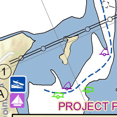 US Army Corps of Engineers Tennessee River Chart 40 - Town Creek digital map