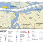 US Army Corps of Engineers Tennessee River Chart 46 - Wheeler National Wildlife Refuge digital map