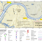 US Army Corps of Engineers Tennessee River Chart 48 - Triana Landing; Indian Crk Bar, Lewis Bluff, Lehman's Bluff and Hobbs Isl digital map