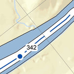 US Army Corps of Engineers Tennessee River Chart 50 - Flint River and Paint Rock River digital map