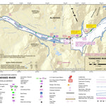 US Army Corps of Engineers Tennessee River Chart 51 - Guntersville Dam; Allens Bar; Cole Bend Bar digital map