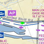 US Army Corps of Engineers Tennessee River Chart 51 - Guntersville Dam; Allens Bar; Cole Bend Bar digital map