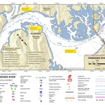 US Army Corps of Engineers Tennessee River Chart 52 - Guntersville, AL digital map