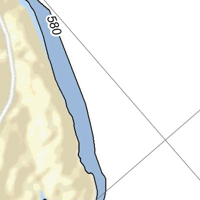 US Army Corps of Engineers Tennessee River Chart 52 - Guntersville, AL digital map