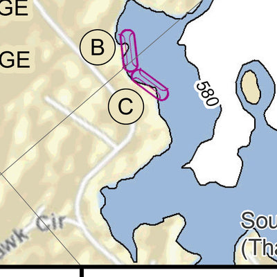 US Army Corps of Engineers Tennessee River Chart 52 - Guntersville, AL digital map