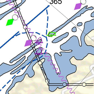 US Army Corps of Engineers Tennessee River Chart 54 - Mill Creek digital map