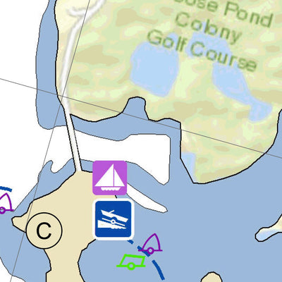 US Army Corps of Engineers Tennessee River Chart 56 - North Sauty Creek digital map