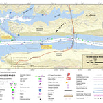 US Army Corps of Engineers Tennessee River Chart 57 - B.B. Comer Hwy Bridge digital map