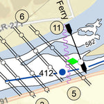 US Army Corps of Engineers Tennessee River Chart 61 - Long Island Creek & Bridgeport, AL digital map