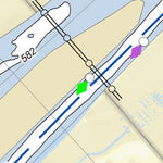 US Army Corps of Engineers Tennessee River Chart 62 - South Pittsburg, TN digital map