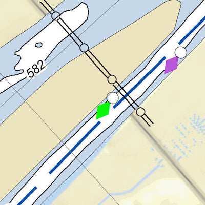 US Army Corps of Engineers Tennessee River Chart 62 - South Pittsburg, TN digital map