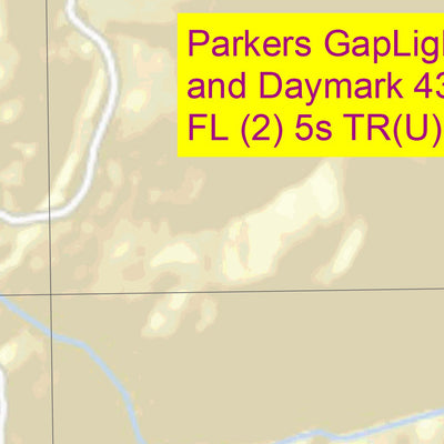 US Army Corps of Engineers Tennessee River Chart 64 - Mullins Cove digital map