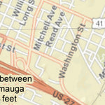 US Army Corps of Engineers Tennessee River Chart 67 - Chattanooga, Tennessee digital map