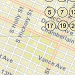US Army Corps of Engineers Tennessee River Chart 67 - Chattanooga, Tennessee digital map