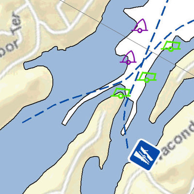 US Army Corps of Engineers Tennessee River Chart 69 - Harrison Bay digital map
