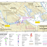 US Army Corps of Engineers Tennessee River Chart 76 - Watts Bar Dam digital map