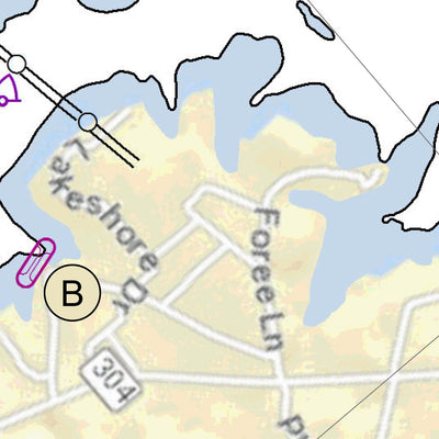 US Army Corps of Engineers Tennessee River Chart 77 - Gillespie Bend digital map