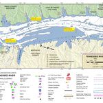 US Army Corps of Engineers Tennessee River Chart 8 - Kentucky and Tennessee State Line digital map
